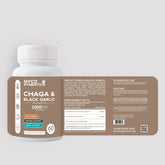 Wild Chaga & Black Garlic Capsules – Immune & Antioxidant Support